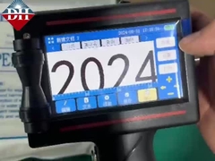 Przenośna ręczna drukarka atramentowa z 4,3-calowym ekranem dotykowym i szybkim suszeniem